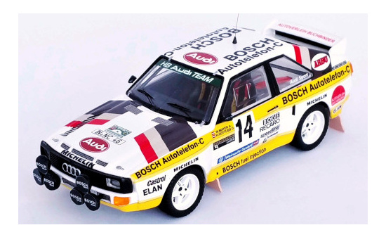 Trofeu RRAT05 Audi Sport quattro, No.14, Bosch, Internationale Steiermark Rallye, W.Mayer/H.Gottlieb, 1985 1:43