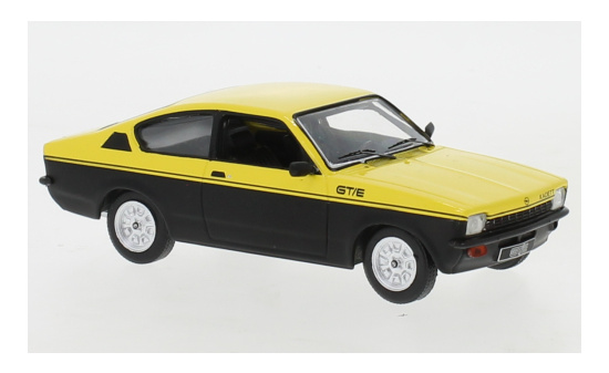 IXO CLC383N Opel Kadett C Coupe GT/E, gelb/schwarz, 1976 1:43
