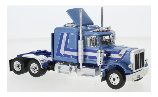 IXO TR105 Peterbilt 359, metallic-hellblau/Dekor, 1973 1:43