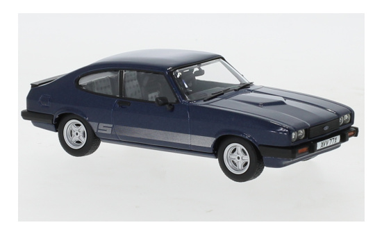 Vanguards VA10821 Ford Capri MkIII 2.0 S, metallic-blau, RHD, 1978 1:43