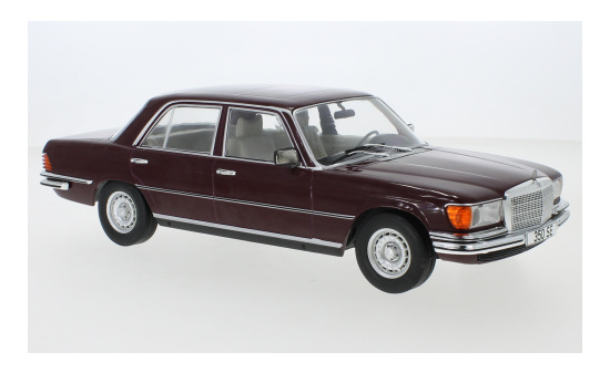 MCG 18183 Mercedes 350 SE (W116), dunkelrot, 1972 1:18