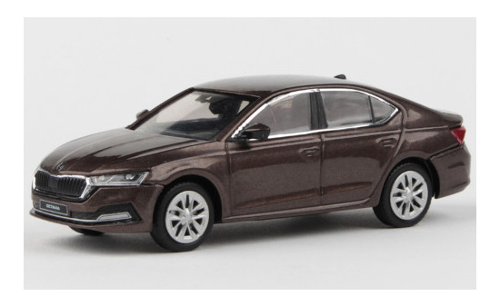 Abrex 143AB-036RH Skoda Octavia IV, metallic-braun, 2020 1:43