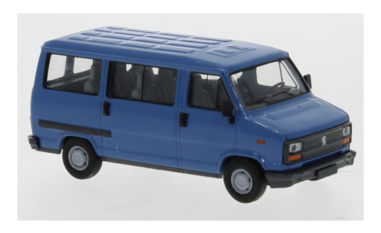 Brekina 34905 Peugeot J5 Bus, blau, 1982 1:87