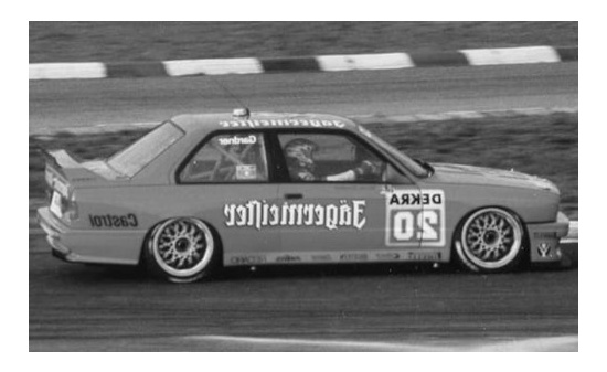 IXO 18RMC082B20 BMW M3 (E30), No.20, Jägermeister, DTM, Nürburgring, W.Gardner, 1992 1:18