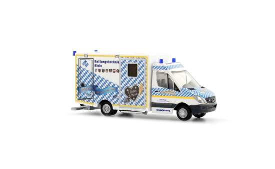 Rietze 61792 WAS Ambulanz RTW Rettungstechnik Klein Gäubodenfest 2015, 1:87 1:87