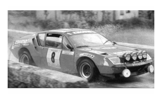 IXO RAC365A-LQ Alpine A310, No.8, Gitanes, Rallye WM, Tour de Corse, J.Ragnotti/J.Jaubert, 1976 1:43