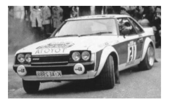 IXO RAC359B Toyota Celica 2000 GT (RA40), No.15, Toyota Team Europe, Rallye WM, Rallye Portugal, J-L.Therier/M.Vial, 1980 1:43