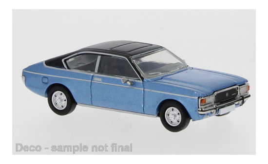 PCX87 PCX870336 Ford Granada MK I Coupe, metallic-blau/matt-schwarz, 1974 1:87