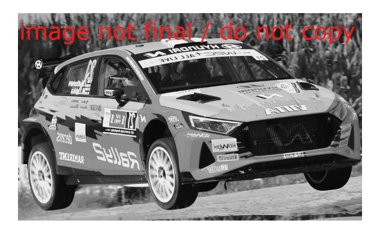 IXO RAM814LQ Hyundai i20 N Rally 2, No.21, Rally Ypres, J.Huttunen/M.Lukka, 2021 - Vorbestellung 1:43
