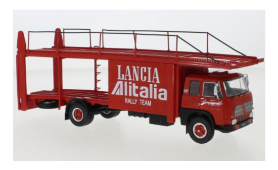 IXO TRU037 Fiat 673 Racing Transporter, Lancia Alitalia Rally Team, Lancia Alitalia Racing Team, 1976 1:43