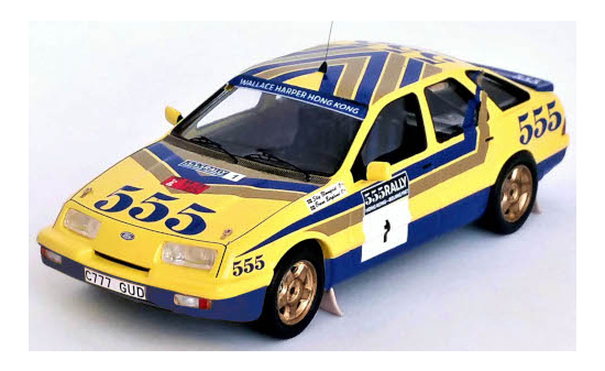 Trofeu RRMRS05 Ford Sierra XR4x4, No.1, 555, Rallye Hong Kong - Peking, S.Blomqvist/B.Berglund, 1987 1:43