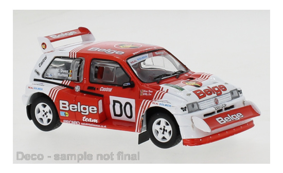 IXO RAC249 MG Metro 6R4, RHD, Belge Team, Legend Boucles de Spa, M.Duez/R.Rutten, 2014 1:43