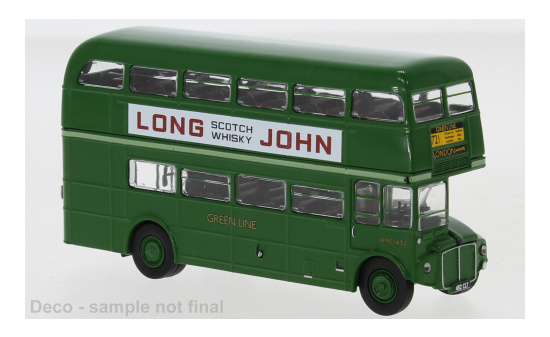 Brekina 61110 AEC Routemaster, London Greenline - Long John Whisky, 1965 1:87