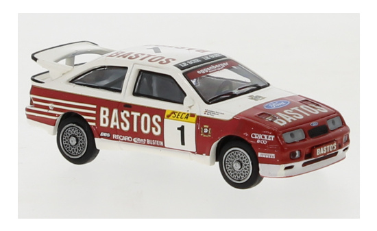 Brekina BRE19254 Ford Sierra RS 500 Cosworth - Bastos - 24h Spa - G.Brancatelli - B.Schneider 1:87
