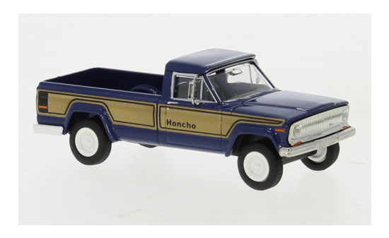 Brekina 19812 Jeep Gladiator B Honcho, dunkelblau/gold, 1968 1:87