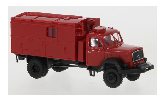 Brekina 46435 Magirus 120 A GKW, rot/schwarz 1:87