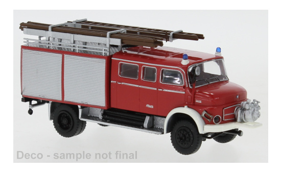 Brekina 47140 Mercedes LAF 1113 LF 16, rot/weiss, mit Vorbaupumpe, 1972 1:87