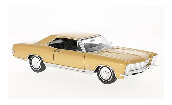 Welly 24072W-GOLD Buick Riviera Grand Sport, gold, 1965 1:24