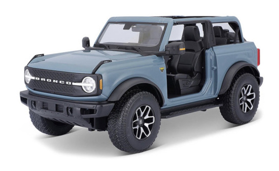 Maisto 31457BLUE Ford Bronco Badlands, blau, 2021 1:18