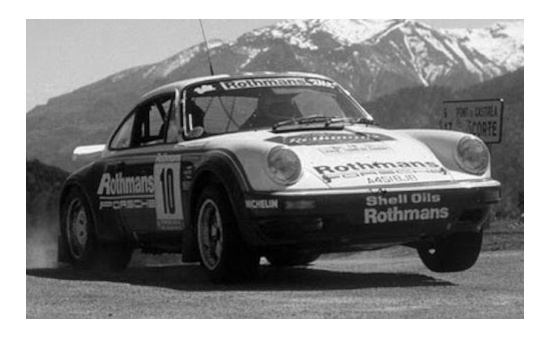 IXO RAC333LQ Porsche 911 SC/RS, No.10, Rothmans, Rallye WM, Rallye Tour de Corse, B.Beguin/J-J.Lenne, 1985 1:43
