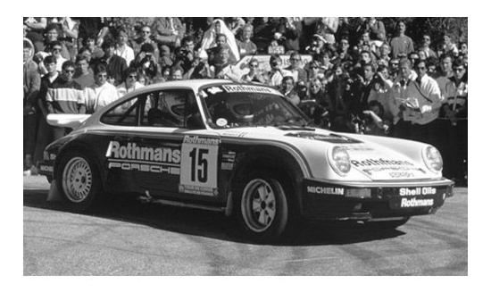 IXO RAC334LQ Porsche 911 SC/RS, No.15, Rothmans, Rallye WM, Rallye Tour de Corse, B.Coleman/R.Morgan, 1985 1:43