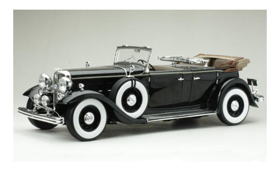 Sun Star 6168 Ford Lincoln KB, schwarz, Verdeck geöffnet, 1932 1:18