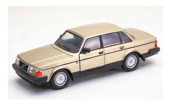 Welly 24102Gold Volvo 240 GL, gold 1:24