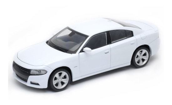 Welly 24079WHITE Dodge Charger R/T, weiss, 2016 1:24