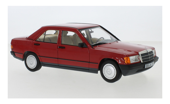 Norev B66040662 Mercedes 190E (W201), rot, 1982 1:18