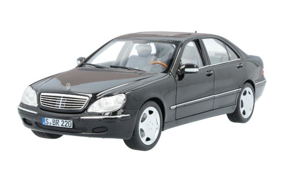 Norev B66040659 Mercedes S600 (V220), schwarz, 2000 1:18
