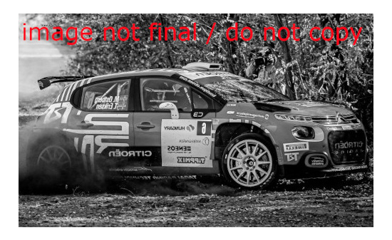 IXO RAM820 Citroen C3 Rally2, No.6, ERC, Rally Ungarn, M.Östberg/T.Eriksen, 2021 - Vorbestellung 1:43