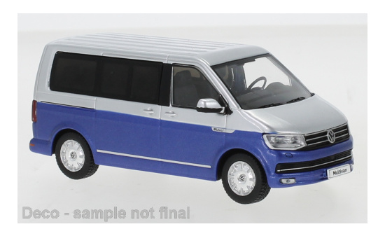 IXO CLC390N VW T6 Multivan, silber/metallic-blau, 2017 1:43