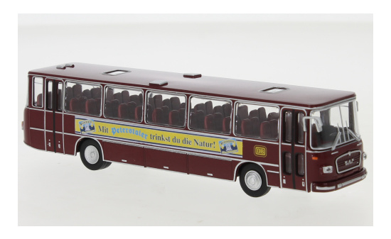 Brekina 59255 MAN 750 HO Bus, DB - Peterstaler Mineralwasser, 1970 1:87