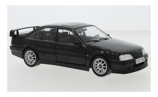 WhiteBox 124083 Opel Omega Evolution 500, metallic-schwarz, 1991 1:24