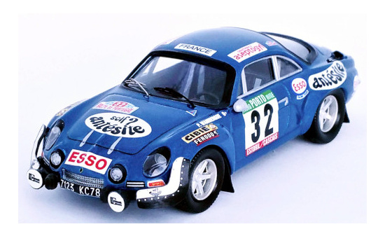 Trofeu RRAL112 Alpine Renault A110, No.32, Rallye WM, Rallye Portugal, P.Wambergue/Y.Breton, 1975 1:43