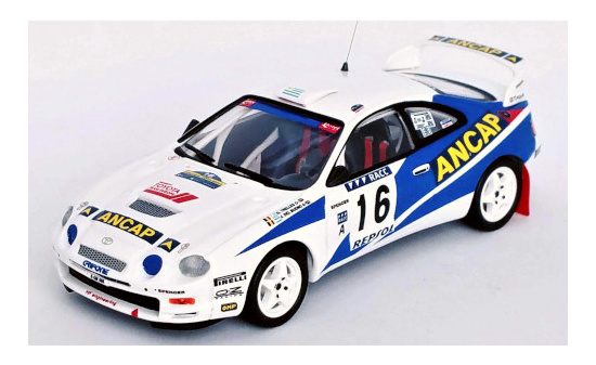 Trofeu RRES04 Toyota Celica GT Four, No.16, Ancap, Rally WM, Rally Catalunya, G.Trelles/J.Del Buono, 1995 1:43