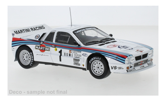 IXO 24RAL015A Lancia Rally 037, No.1, Martini, Rallye Monte Carlo, W.Röhrl/C.Geistdörfer, 1983 - Vorbestellung 1:24