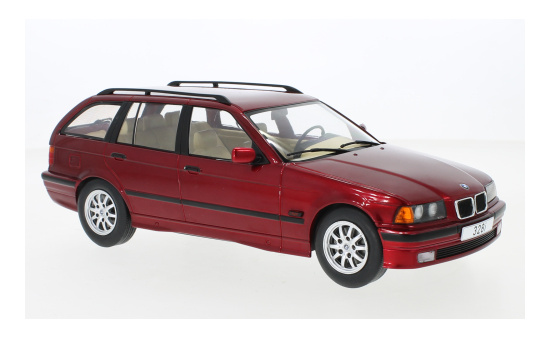 MCG 18155 BMW 3er (E36) Touring, metallic-rot, 1995 1:18