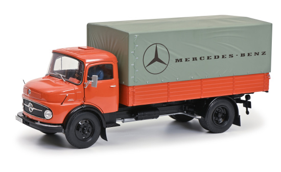 Schuco 450044700 Mercedes-Benz L 911 Pritschenwagen mit Fahrerfigur - Lieferbar ab Mai 1:18