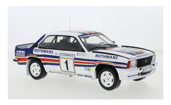 IXO 18RMC097A20 Opel Ascona B 400, No.1, Rothmans Opel Rally Team, Rothmans, Rallye WM, Rally Acropolis, W.Röhrl/C.Geistdörfer, 1982 1:18