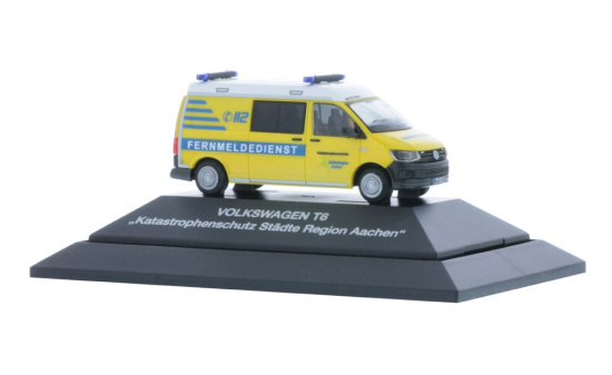 Rietze 53842 Volkswagen T6 Katastrophenschutz Städte Region Aachen, 1:87 1:87