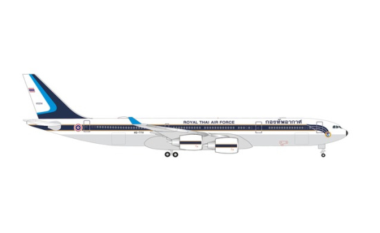 Herpa 535953 Royal Thai Air Force Airbus A340-500 HS-TYV 1:500