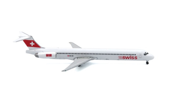 Herpa 535977 Swiss International Air Lines McDonnell Douglas MD-83 HB-ISX 1:500