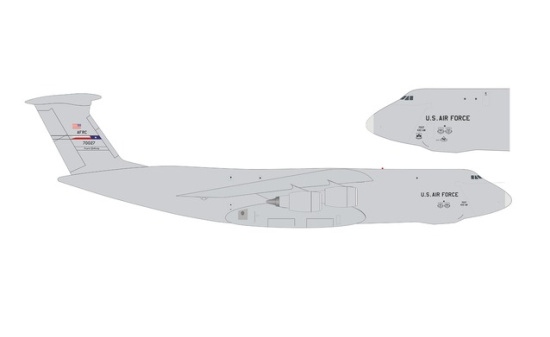 Herpa 536035 U.S. Air Force Lockheed Martin C-5M Super Galaxy - 68th Airlift Squadron, 433rd Airlift Wing, Joint Base San Antonio
 87-0027 