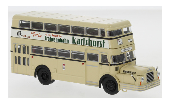 Brekina 61207 IFA Do 56 Bus, BVG - Trabrennbahn Karlshorst, 1960 1:87