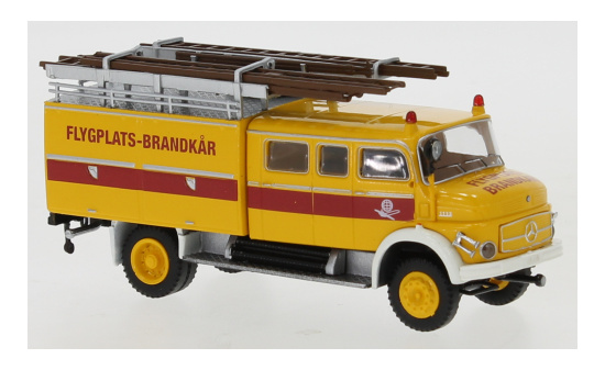 Brekina 47143 Mercedes LAF 1113 LF 16, gelb, Brandkar, 1970 1:87