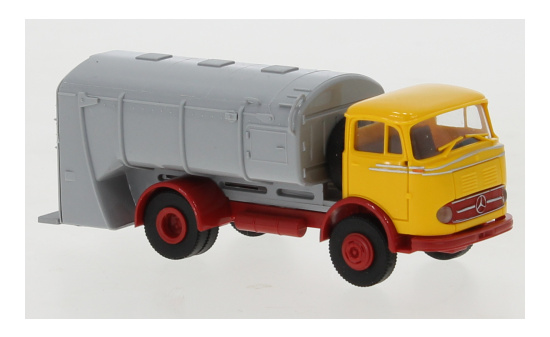 Brekina 48046 Mercedes LP 328 Müllwagen, rot/grau, 1960 1:87