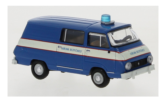 Brekina 30808 Skoda 1203 Halbbus, blau, VB, 1969 1:87