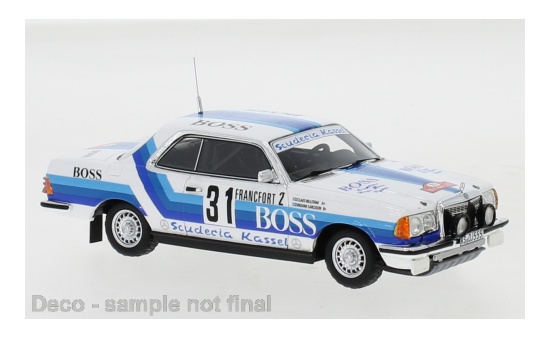 Neo 46671 Mercedes 280 CE (C123), No.31, Boss, Rallye WM, Rallye Monte Carlo, I.Carlsson/C.Billstam, 1980 1:43