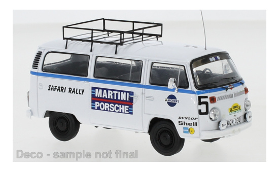 IXO RAC386X VW T2 Bus, Team Porsche Martini, Martini, Rallye WM, Safari Rallye, Rally Assistance Van, 1978 1:43